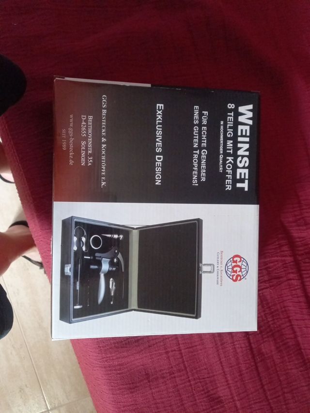 set accesorios servir vino