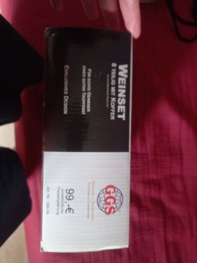 set accesorios servir vino