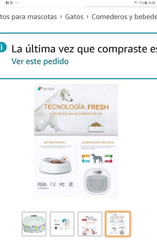 Comedero con Båscula para Perros