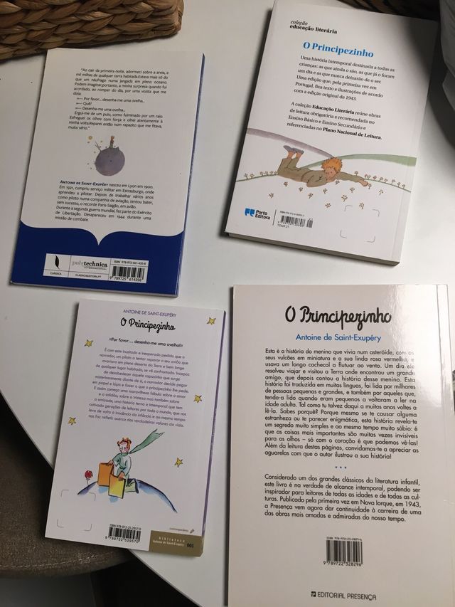 O principezinho- el principito en portugues