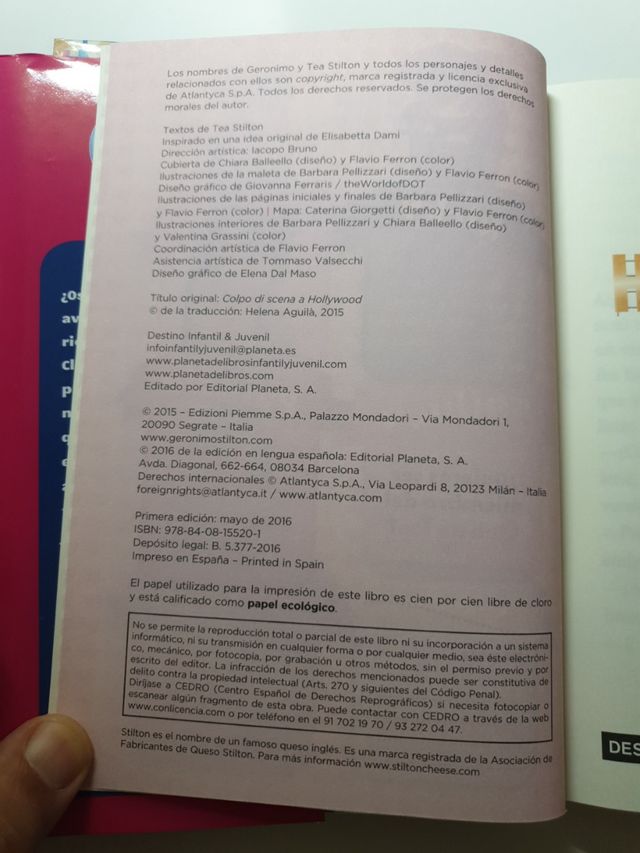 Libro Misterio en Hollywood