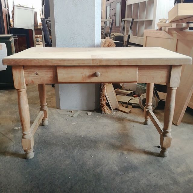 Mueble madera maciza 120 cm de segunda mano por 225 € en Madrid en WALLAPOP