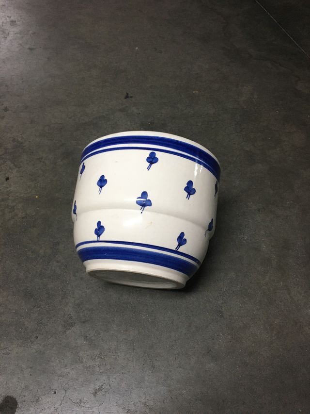 Macetero de porcelana