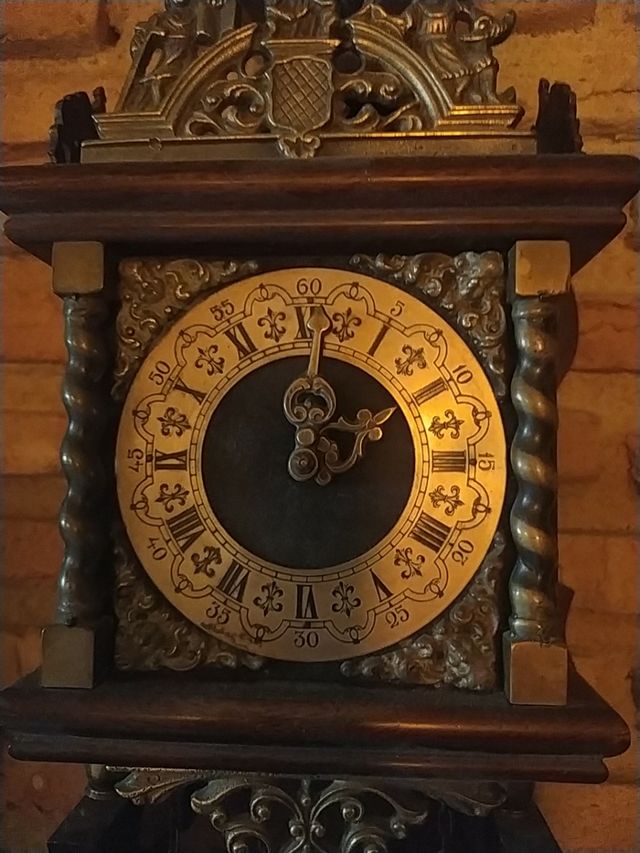 RELOJ DE PARED ANTIGUO FUNCIONANDO