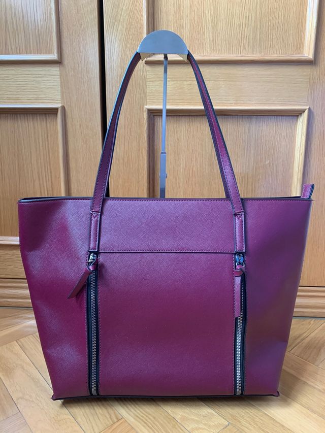 Shopper rígido granate