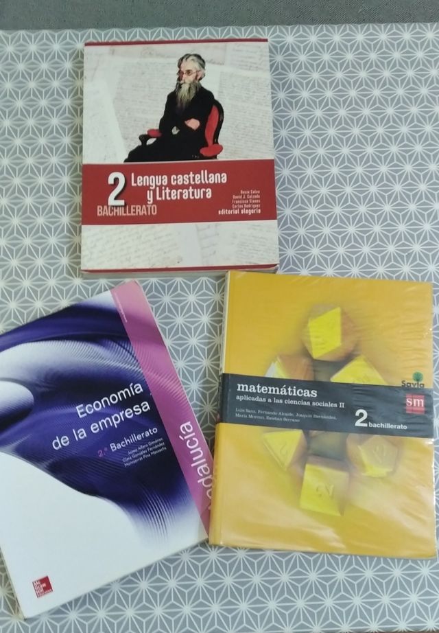 Libros 2  Bachillerato