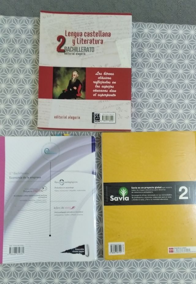 Libros 2  Bachillerato