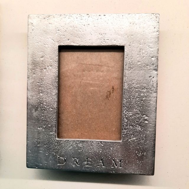 Dos marcos fotos, de acero, diseño