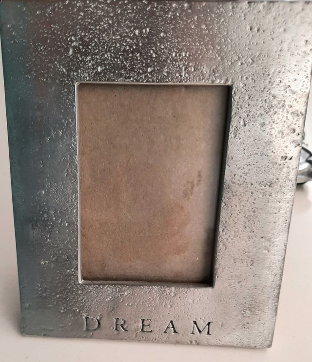 Dos marcos fotos, de acero, diseño