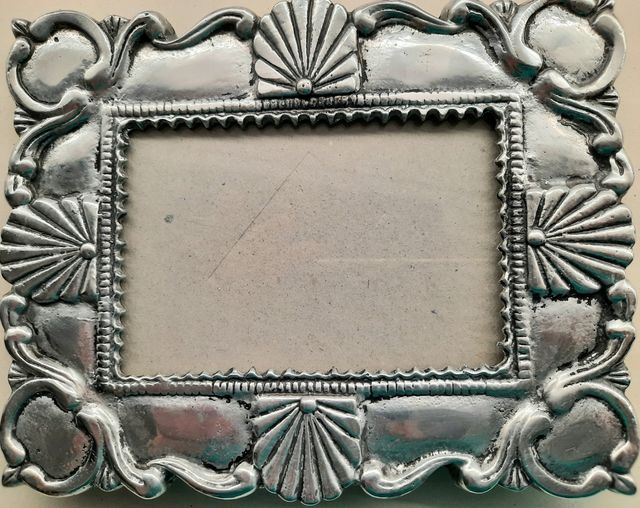 Dos marcos fotos, de acero, diseño