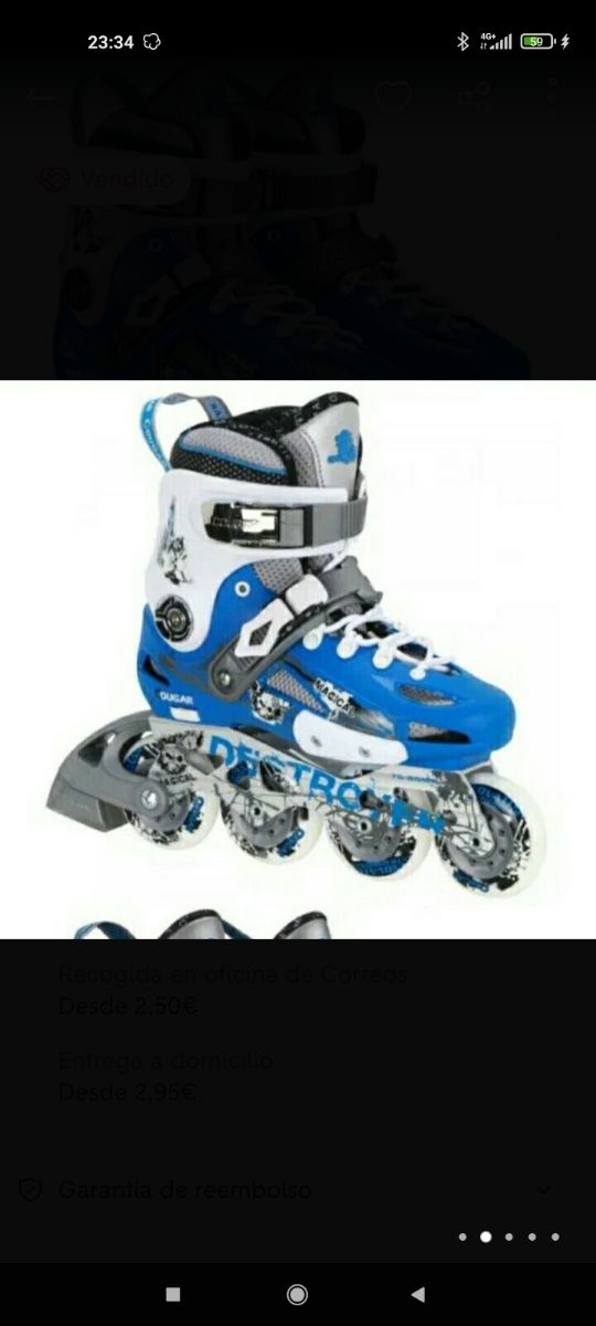 REBAJADO! PATINES EN LÍNEA COUGAR MZS507