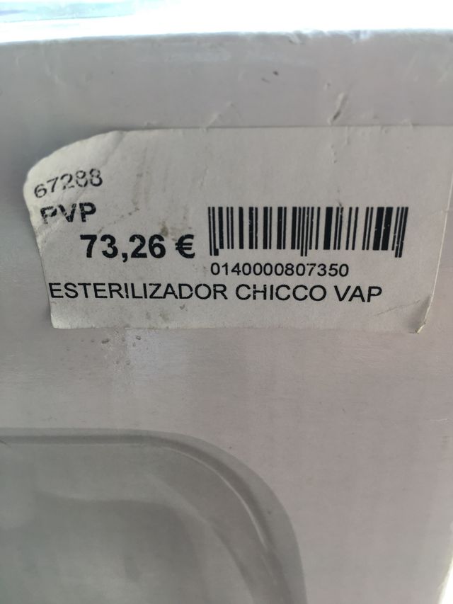 Esterilizador digital chicco