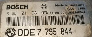 CENTRALITA BMW 0281011631 DDE7795844