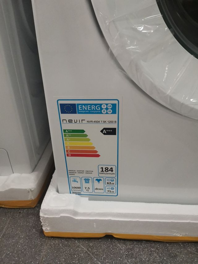 lavadora nevir 7,5k