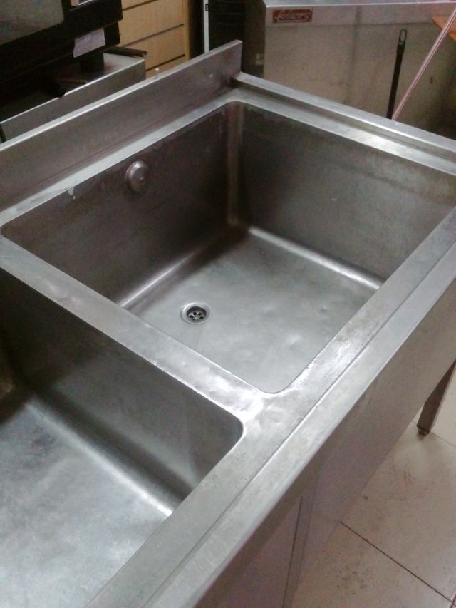 fregadero industrial 2 senos