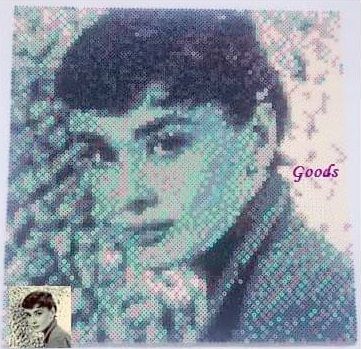 Audrey Hepburn hecho a mano