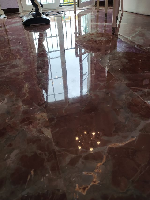 pulido, cristalizado, restauración de porcelánico.