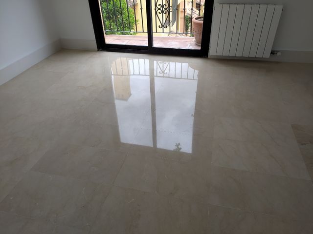 pulido, cristalizado, restauración de porcelánico.