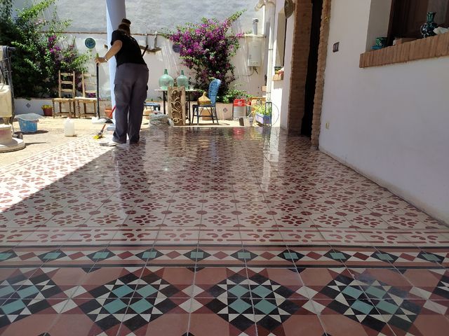 pulido, cristalizado, restauración de porcelánico.