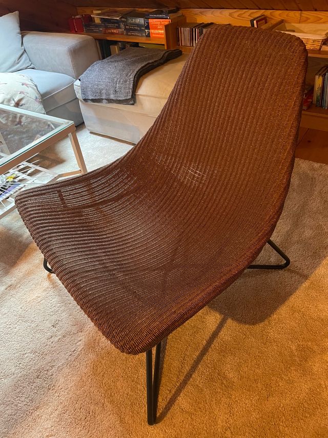 Silla mimbre Ikea de segunda mano por 90 EUR en Galdakao en WALLAPOP