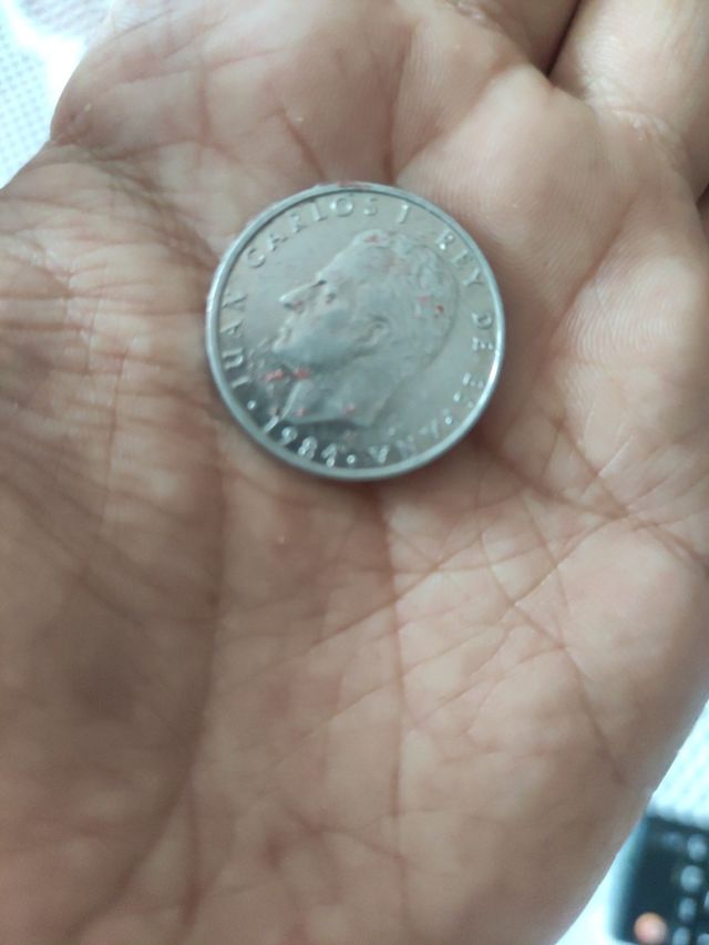 moneda 2 pesetas año 1984
