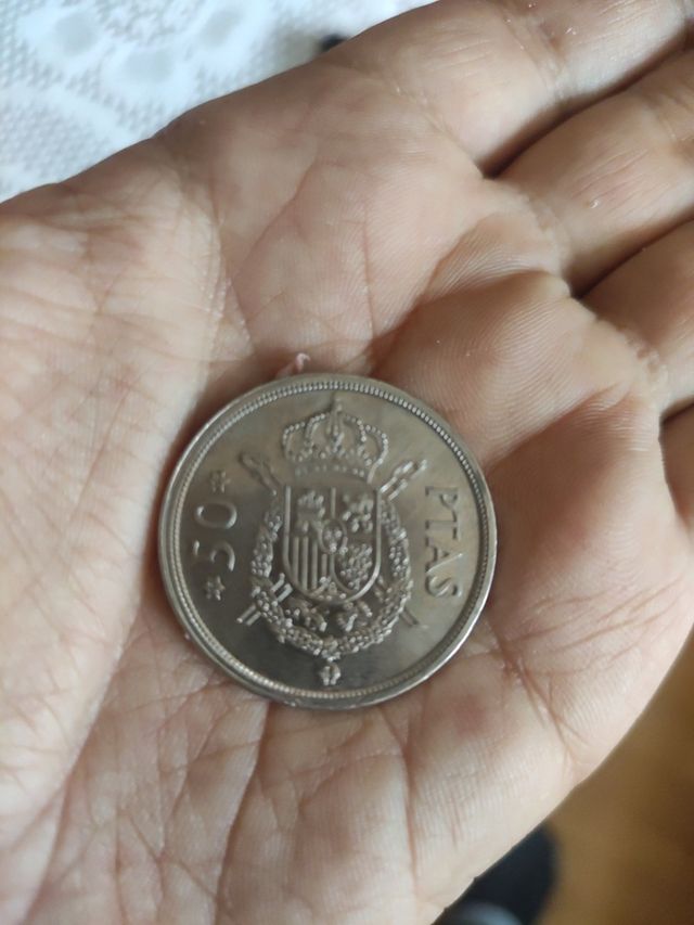 moneda 50 pesetas año 1975