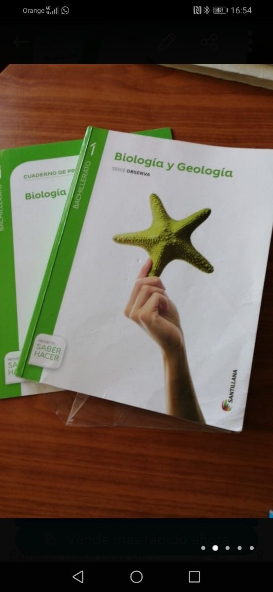 libro biología 1°bachillerato