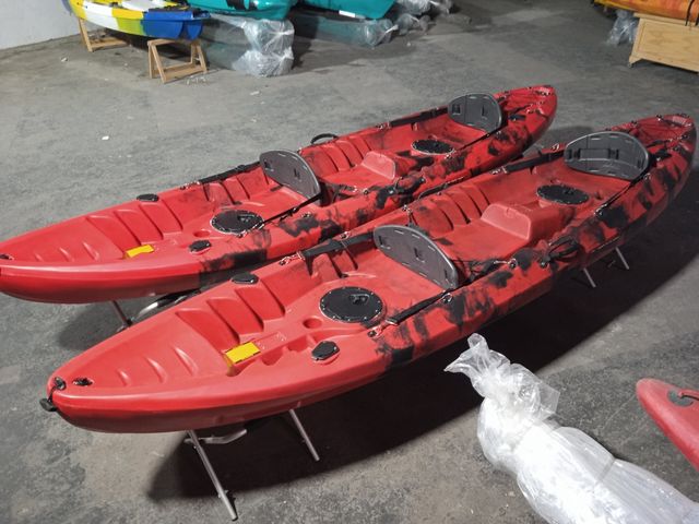 LOTE 2 KAYAK DOBLES 2+1.