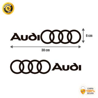 KIT PEGATINAS ADHESIVOS LOGO AUDI GRAN CALIDAD