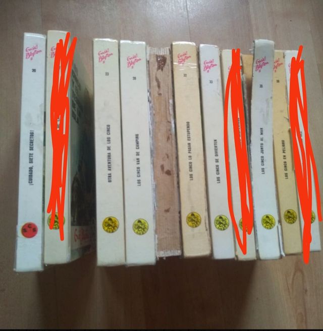 Colección de libros Los Cinco de Enyd Blyton