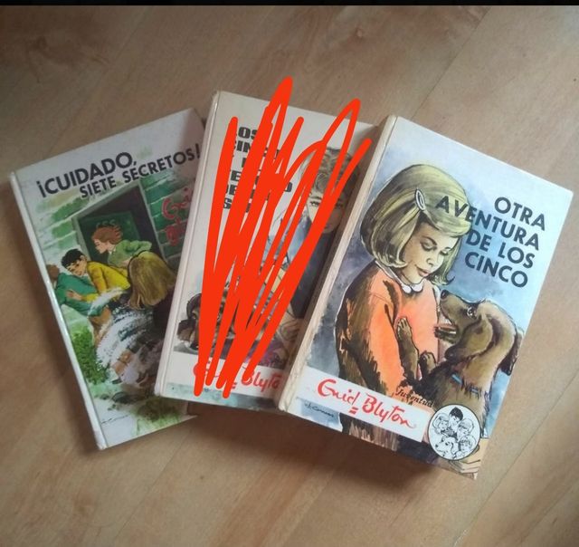 Colección de libros Los Cinco de Enyd Blyton