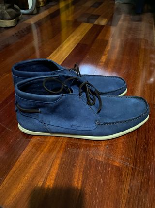 Zapatos azules hombre Zara de segunda mano por 14 EUR en Las Palmas de Gran  Canaria en WALLAPOP