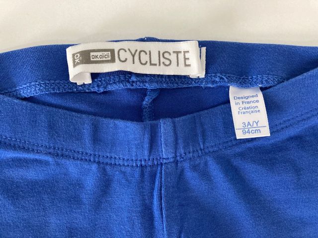 Lote pantalón leggins mallas cortas o pirata 3 año