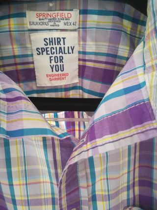 Hombre Camisa manga corta lino rayas azul oscuro | ropa Lino Springfield ⋆  SEA Diamond Tools