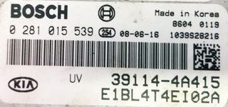 ECU KIA 0281015539 391144A415