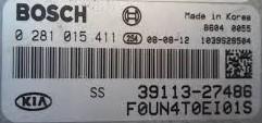 ECU KIA 0281015411 3911327486
