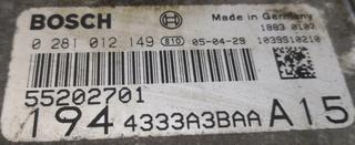CENTRALITA FIAT 0281012149 55202701