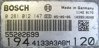 CENTRALITA FIAT 0281012147 55202699