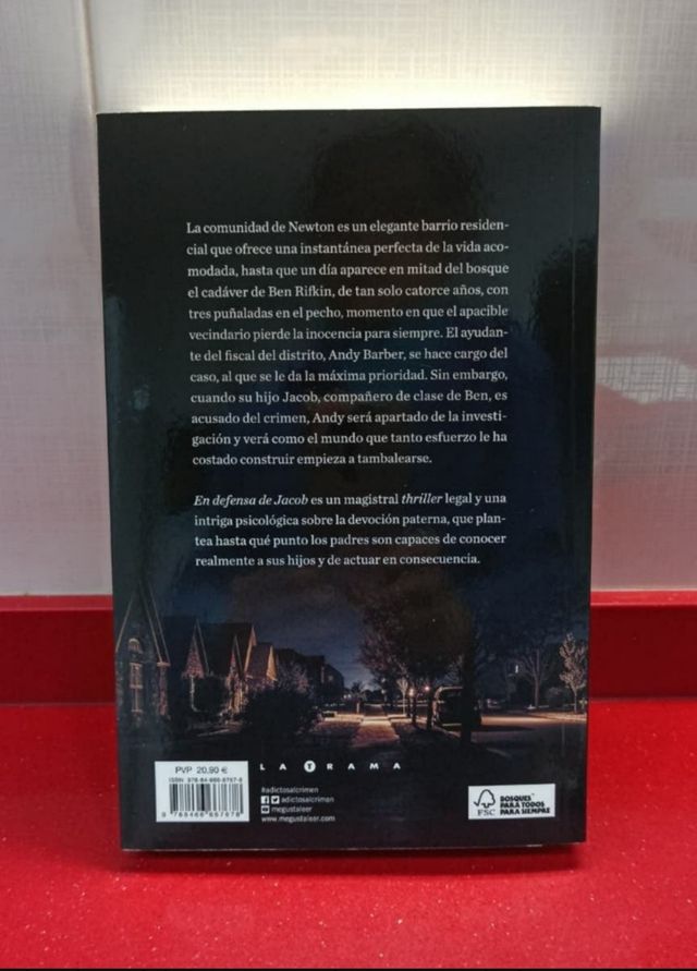 Libro "En defensa de Jacob"