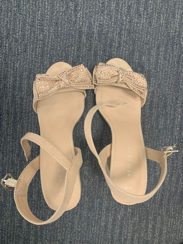 Zapatos sandalias rosa palo 37