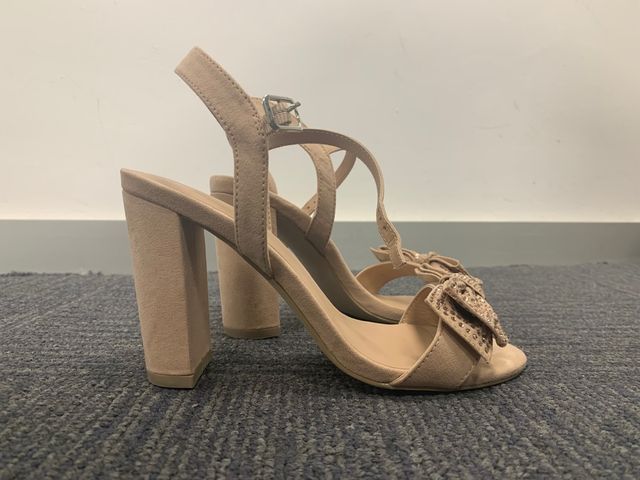 Zapatos sandalias rosa palo 37