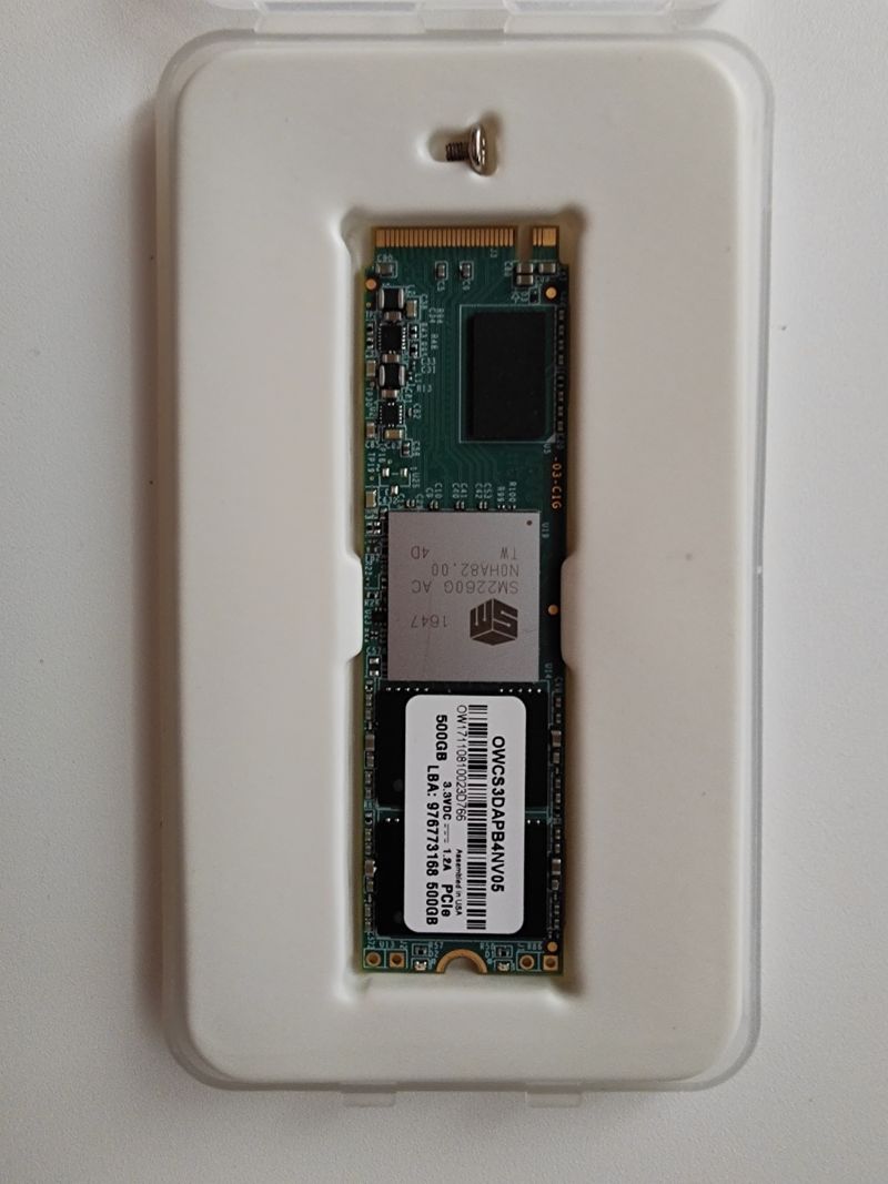 OWC Mercury M.2 NVMe de 500 GB para portátil