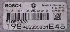 CENTRALITA  FIAT 0281016196 51852323
