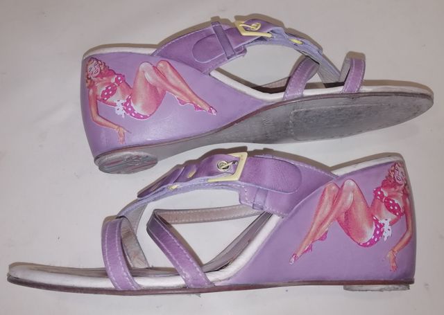 Sandalias lilas