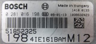 CENTRALITA  FIAT 0281016198 51852325