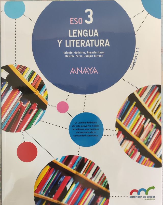Libros Lengua y Literatura 3 ESO - 9788467852103
