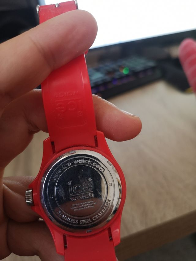 reloj ice watch rojo 