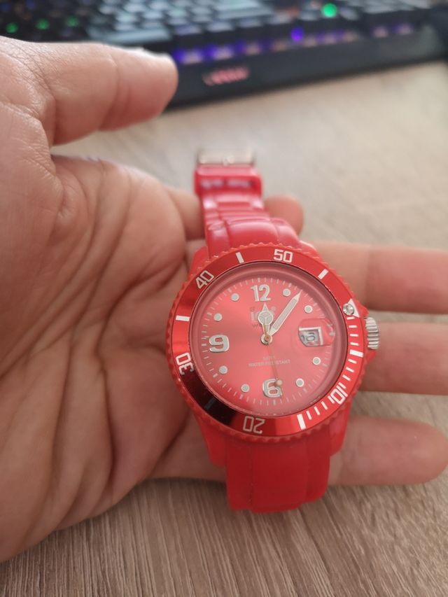 reloj ice watch rojo 