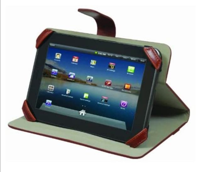 Funda tablet cuero sintético