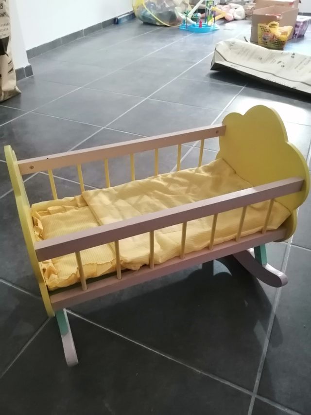 cuna madera juguete